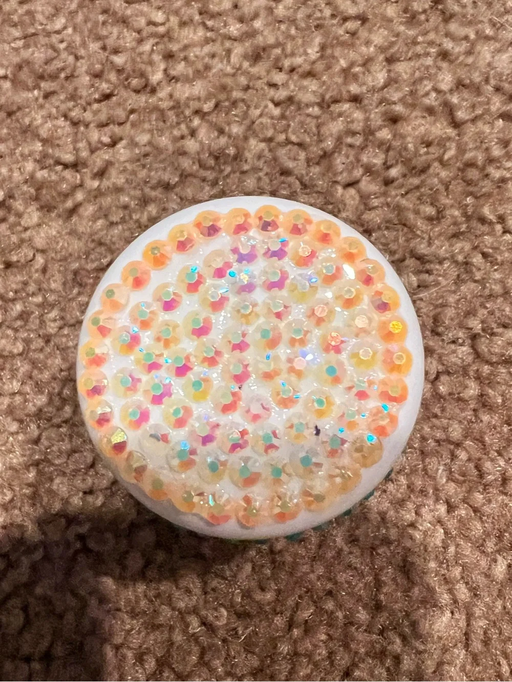 Bedazzled lotion container